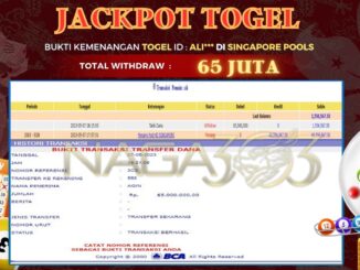 bukti jp naga303 #160