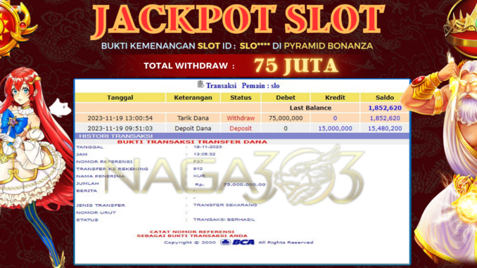 bukti jp naga303 #682