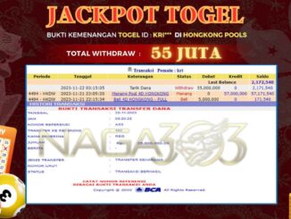 bukti jp naga303 #689